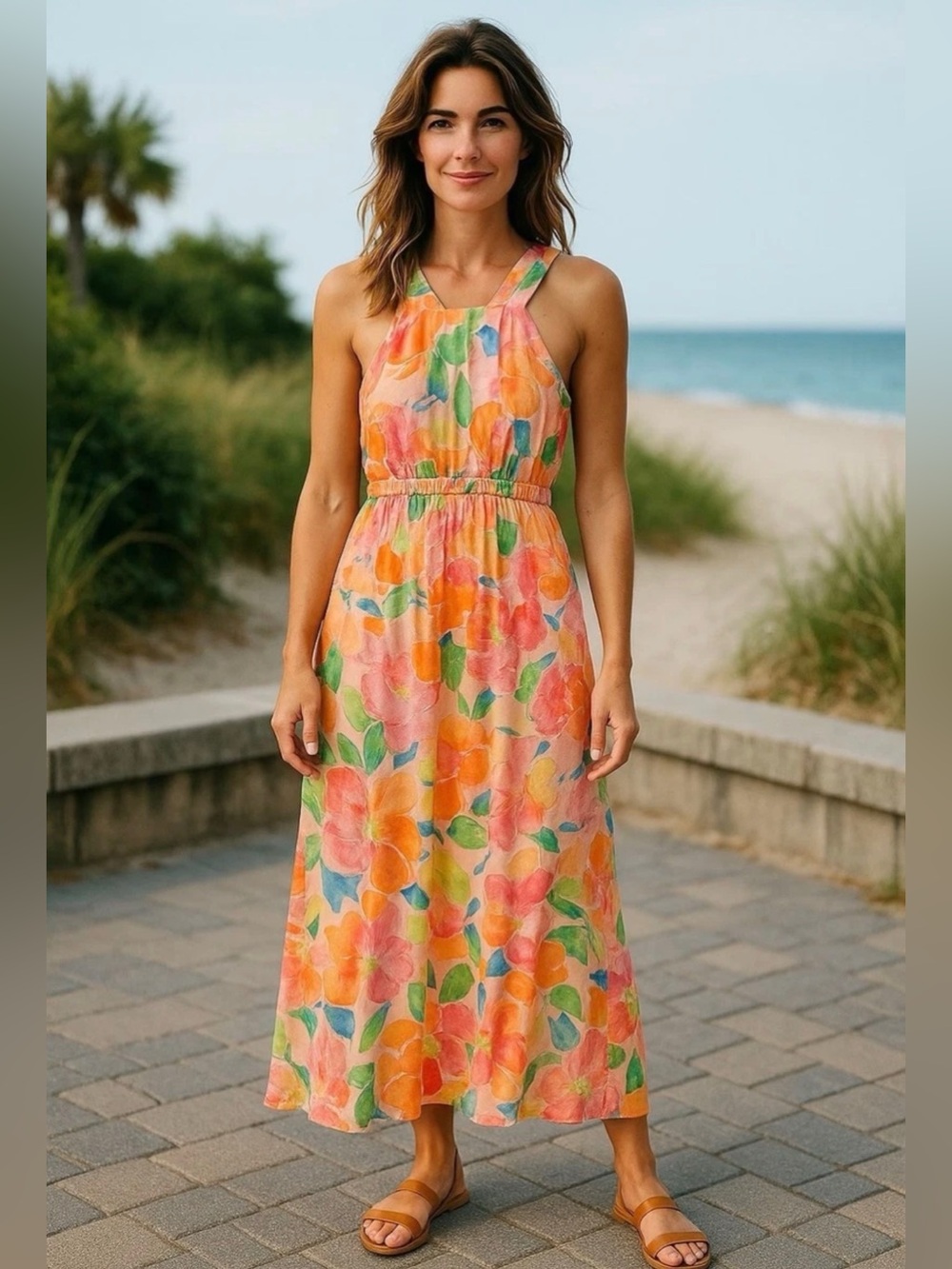MAGGY LONDON Women's Floral Dress 10 - Picture 1 of 8